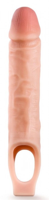 Телесная насадка на пенис 10 Inch Cock Sheath Extender - 25 см. - Blush Novelties - в Ногинске купить с доставкой