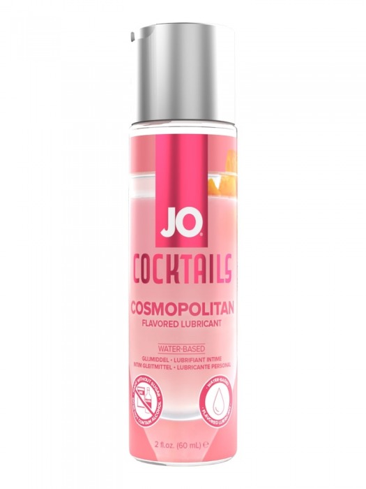 Вкусовой лубрикант на водной основе JO Cocktails Cosmopolitan - 60 мл. - System JO - купить с доставкой в Ногинске