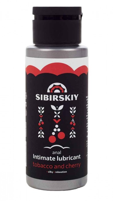 Анальный лубрикант на водной основе SIBIRSKIY с ароматом вишни и табака - 100 мл. - Sibirskiy - купить с доставкой в Ногинске