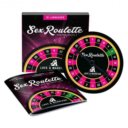 Настольная игра-рулетка Sex Roulette Love   Marriage - Tease&Please - купить с доставкой в Ногинске