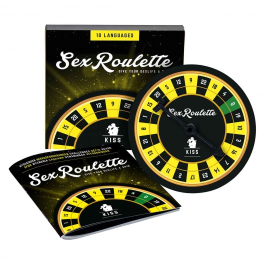 Настольная игра-рулетка Sex Roulette Kiss - Tease&Please - купить с доставкой в Ногинске