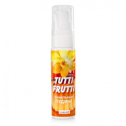 Интимный гель на водной основе Tutti-Frutti  Ванильный пудинг  - 30 гр. - Биоритм - купить с доставкой в Ногинске