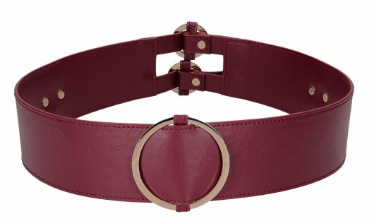 Бордовый ремень Halo Waist Belt - размер L-XL - Shots Media BV - купить с доставкой в Ногинске