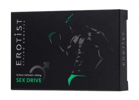 Капсулы для мужчин для повышения либидо Erotist SEX DRIVE - 10 капсул (500 мг.) - Erotist Libido Booster - купить с доставкой в Ногинске