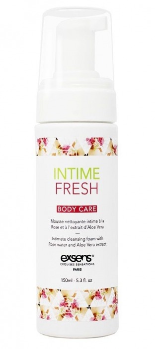Органическая интимная очищающая пенка Intime Fresh - 150 мл. - Exsens - купить с доставкой в Ногинске