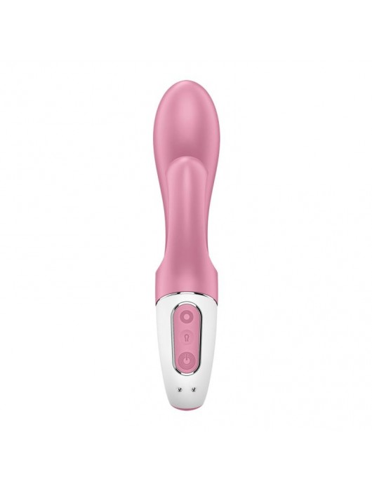 Розовый вибратор-кролик с расширением Air Pump Bunny 2 - 20,4 см. - Satisfyer