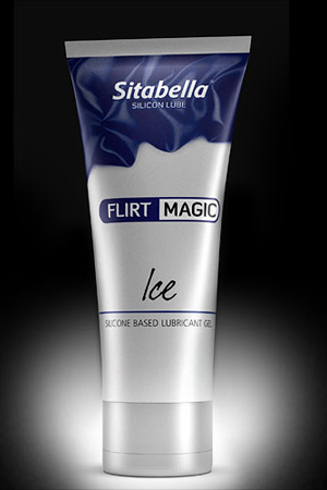 Силиконовая гель-смазка FLIRT MAGIC Ice с лёгким пролонгирующим эффектом - 75 мл. - Sitabella - купить с доставкой в Ногинске
