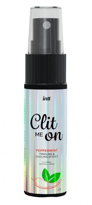 Клиторальный возбуждающий спрей Clit Me On Peppermint - 12 мл. - INTT - купить с доставкой в Ногинске