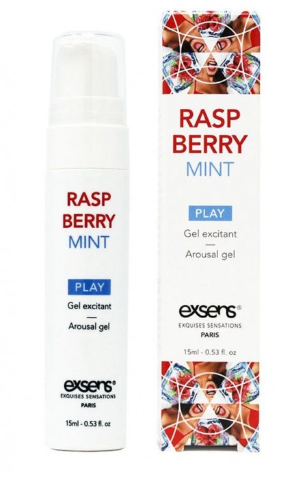 Возбуждающий гель Raspberry Mint с ароматом малины и мяты - 15 мл. - Exsens - купить с доставкой в Ногинске