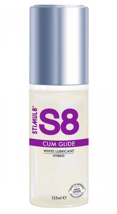 Гибридный лубрикант S8 Hybrid Cum Glide с консистенцией спермы - 125 мл. - Stimul8 - купить с доставкой в Ногинске