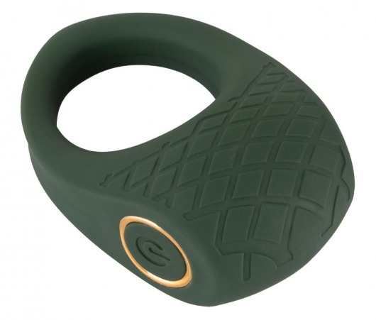 Зеленое эрекционное виброкольцо Luxurious Vibro Cock Ring - Orion - в Ногинске купить с доставкой