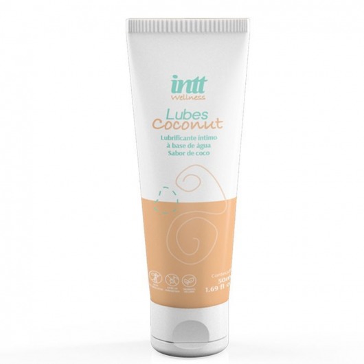 Лубрикант на водной основе Lubes Coconut с ароматом кокоса - 50 гр. - INTT - купить с доставкой в Ногинске