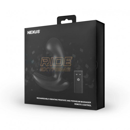 Черный вибромассажер простаты Nexus Ride Extreme - 14,1 см. - Nexus Range - в Ногинске купить с доставкой