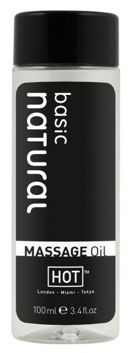 Массажное масло для тела Natural Basic - 100 мл. - HOT - купить с доставкой в Ногинске