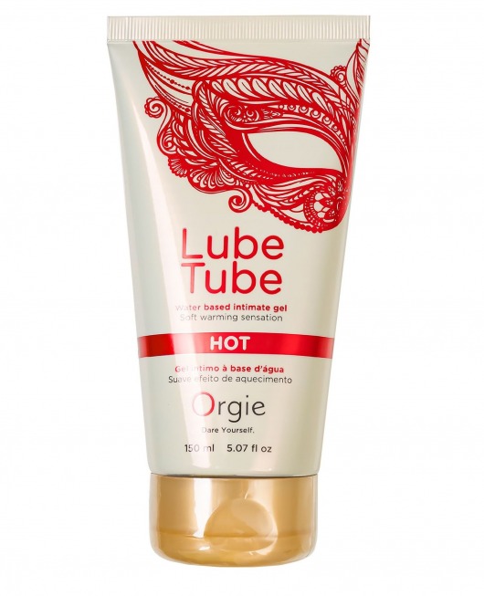 Интимный гель на водной основе Lube Tube Hot с разогревающим эффектом - 150 мл. - ORGIE - купить с доставкой в Ногинске