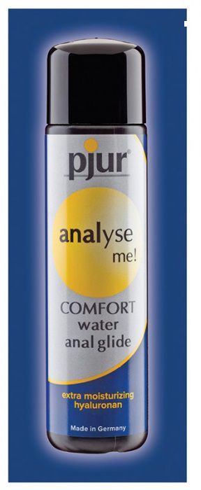 Анальный лубрикант pjur ANALYSE ME Comfort Water Anal Glide - 2 мл. - Pjur - купить с доставкой в Ногинске