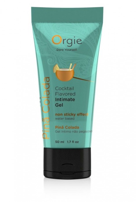 Съедобный интимный гель Orgie Lube Tube Cocktail Pina Colada - 50 мл. - ORGIE - купить с доставкой в Ногинске