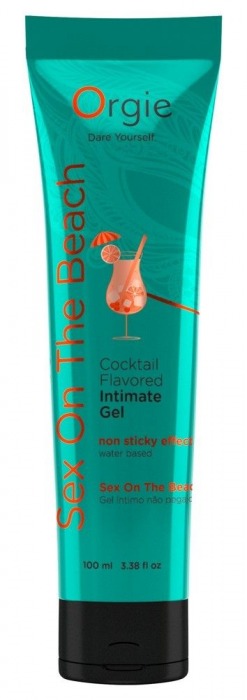Съедобный интимный гель Orgie Lube Tube Cocktail Sex On The Beach - 100 мл. - ORGIE - купить с доставкой в Ногинске