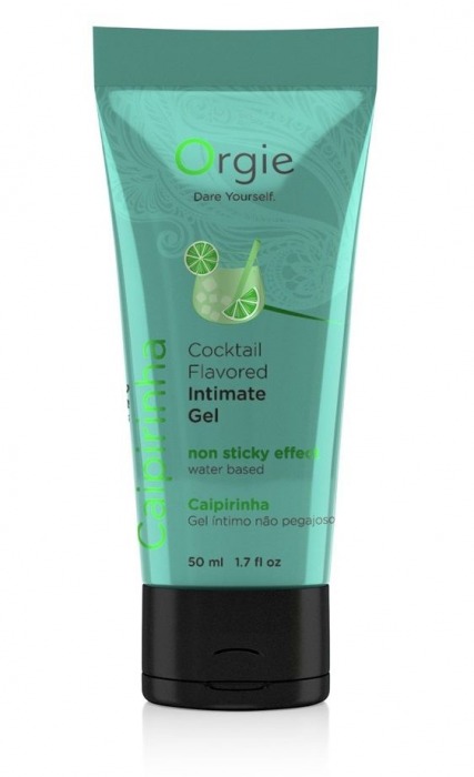 Съедобный интимный гель Orgie Lube Tube Cocktail Caipirinha - 50 мл. - ORGIE - купить с доставкой в Ногинске