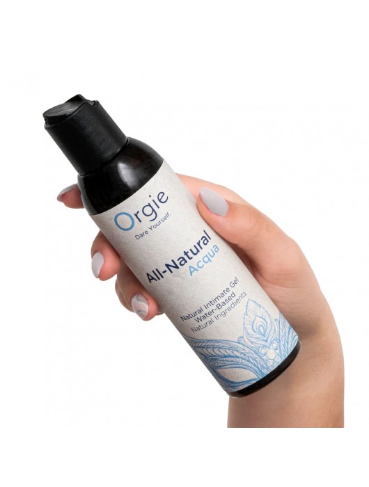 Интимный гель на водной основе Orgie All-Natural Acqua - 150 мл. - ORGIE - купить с доставкой в Ногинске