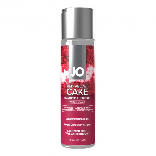 Лубрикант на водной основе JO H2O Red Velvet Cake Flavored Lubricant - 60 мл. - System JO - купить с доставкой в Ногинске