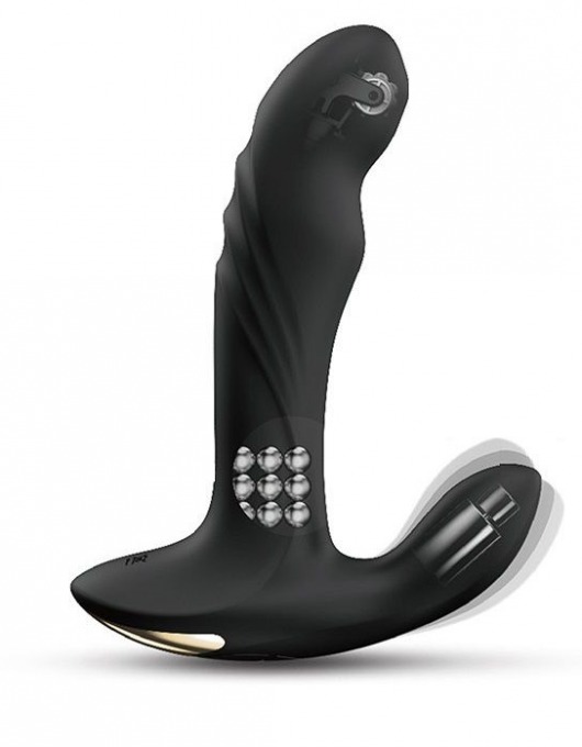 Черный вибромассажер простаты Multi P-Joy с 3 моторами - Dorcel - в Ногинске купить с доставкой