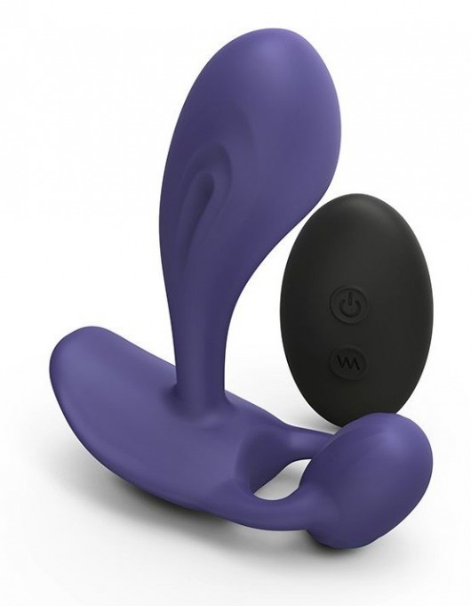 Темно-синий вибромассажер Witty P G Vibrator with Remote Control - Love to Love - в Ногинске купить с доставкой