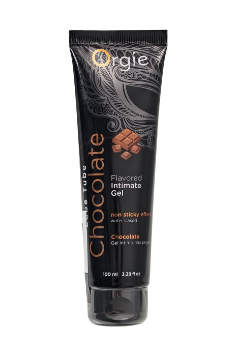 Интимный гель на водной основе Lube Tube Chocolate с шоколадным вкусом - 100 мл. - ORGIE - купить с доставкой в Ногинске