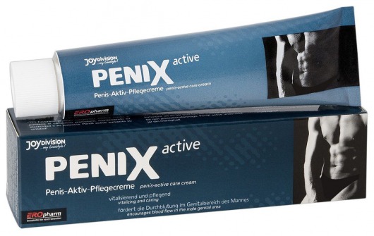 Возбуждающий крем для мужчин PeniX active - 75 мл. - Joy Division - купить с доставкой в Ногинске