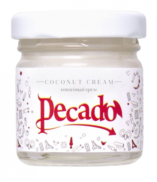 Массажная свеча Сoconut Cream - 35 мл. - Pecado - купить с доставкой в Ногинске