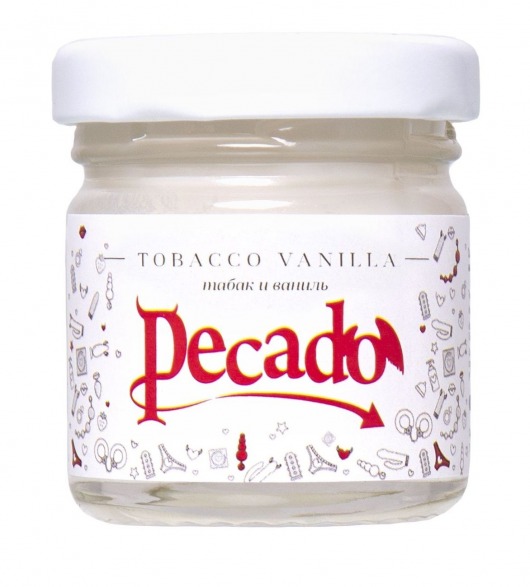 Массажная свеча Tobacco Vanilla - 35 мл. - Pecado - купить с доставкой в Ногинске
