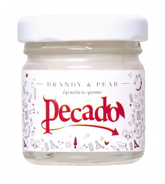 Массажная свеча Brandy   Pear - 35 мл. - Pecado - купить с доставкой в Ногинске