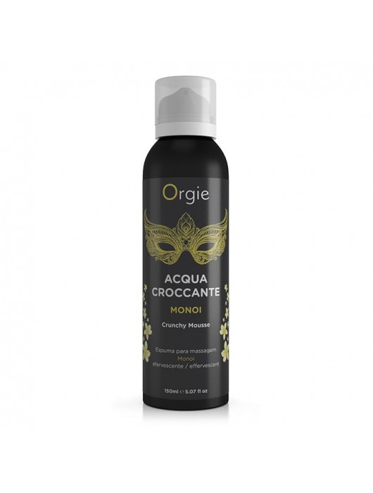 Хрустящая пенка для массажа Orgie Acqua Croccante Monoi с ароматом моной - 150 мл. - ORGIE - купить с доставкой в Ногинске
