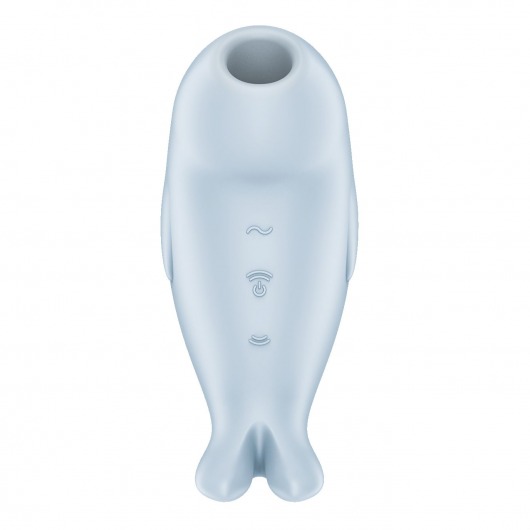 Нежно-голубой вакуумный стимулятор клитора Seal You Soon - Satisfyer
