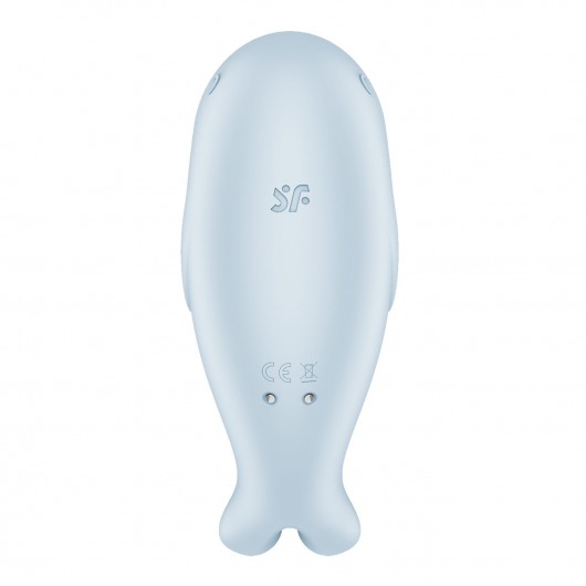 Нежно-голубой вакуумный стимулятор клитора Seal You Soon - Satisfyer