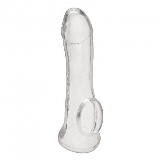 Прозрачная насадка на пенис Transparent Penis Enhancing Sleeve Extension - 15,9 см. - BlueLine - в Ногинске купить с доставкой