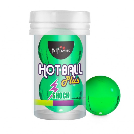 Лубрикант на силиконовой основе Hot Ball Plus с покалывающим эффектом (2 шарика по 3 гр.) - HotFlowers - купить с доставкой в Ногинске