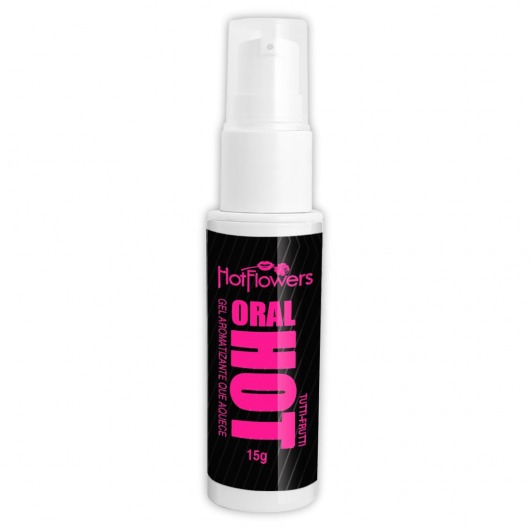 Гель для оральных ласк Oral Hot с согревающим эффектом - 15 гр. - HotFlowers - купить с доставкой в Ногинске
