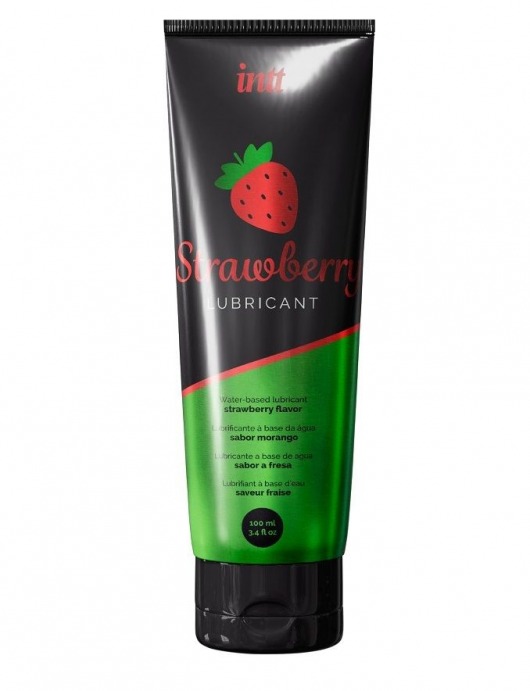 Смазка на водной основе с ароматом клубники Strawberry Lubricant - 100 мл. - INTT - купить с доставкой в Ногинске
