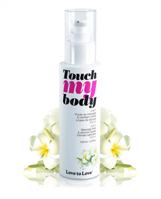 Силиконовый лубрикант 2-в-1 Touch My Body с ароматом моной - 100 мл. - Love to Love - купить с доставкой в Ногинске