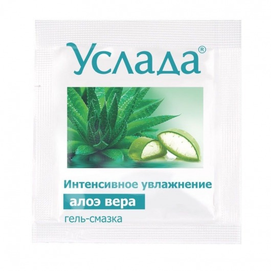 Гель-смазка «Услада с алоэ» - 3 гр. - Биоритм - купить с доставкой в Ногинске