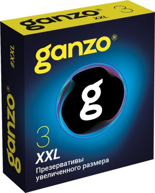 Презервативы увеличенного размера Ganzo XXL - 3 шт. - Ganzo - купить с доставкой в Ногинске