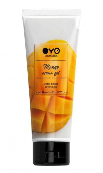 Лубрикант на водной основе OYO Aroma Gel Mango с ароматом манго - 75 мл. - OYO - купить с доставкой в Ногинске