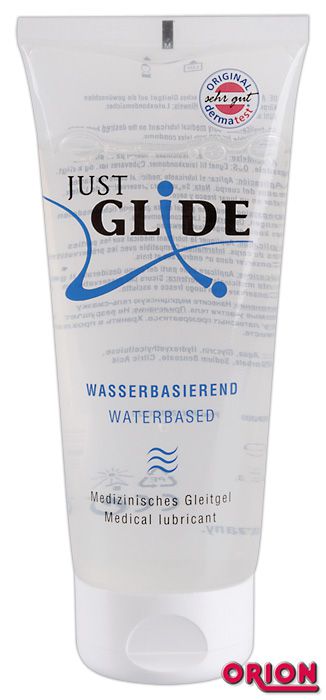 Вагинальная смазка на водной основе JUSTGLIDE - 200 мл. - Orion - купить с доставкой в Ногинске