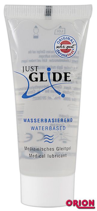 Вагинальная смазка на водной основе JUSTGLIDE - 20 мл. - Orion - купить с доставкой в Ногинске