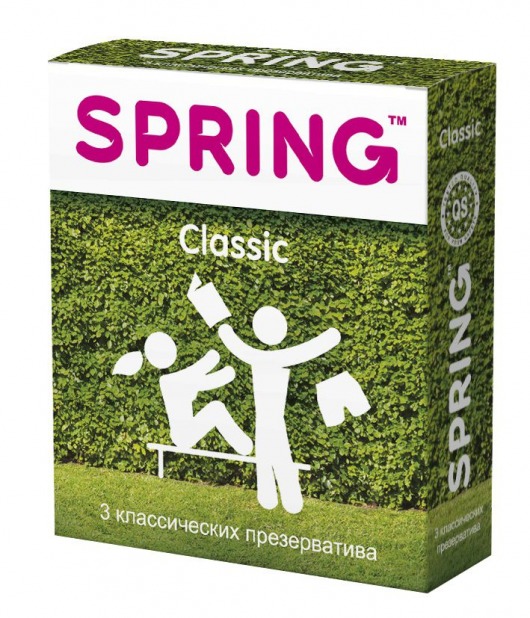 Классические презервативы SPRING CLASSIC - 3 шт. - SPRING - купить с доставкой в Ногинске