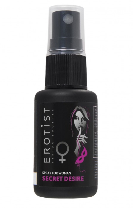 Возбуждающий спрей для женщин Erotist Secret Desire - 30 мл. - Erotist Libido Booster - купить с доставкой в Ногинске