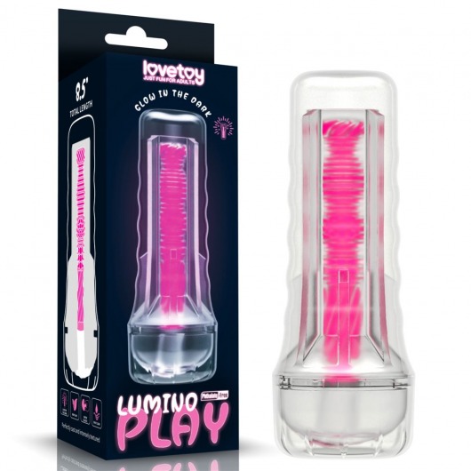 Светящийся в темноте мастурбатор 8.5 Lumino Play Masturbator - Lovetoy - в Ногинске купить с доставкой