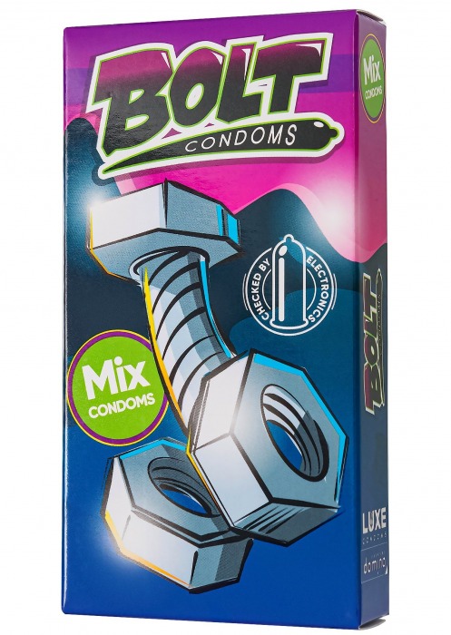 Набор презервативов Bolt Condoms - Luxe - купить с доставкой в Ногинске