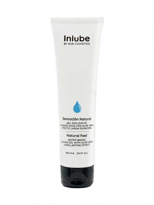 Интимный лубрикант с алоэ вера Inlube Natural Feel - 100 мл. - Nuei cosmetics - купить с доставкой в Ногинске